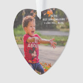 Grootouders met de allerbeste grootmoeder ooit Mer Ornament (voorkant)