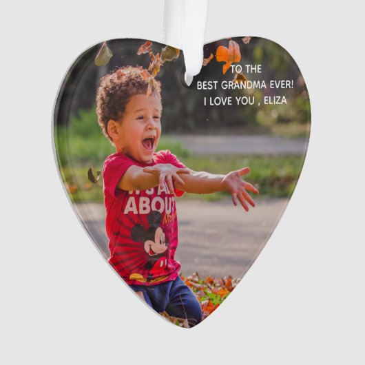 Grootouders met de allerbeste grootmoeder ooit Mer Ornament (voorkant)