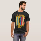  grootouders Rather Watch Grandsons Golf T-shirt (Voorkant volledig)