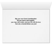 Grootouders van grootdochter Pink Polka Dots (Binenzijde Horizontaal (Onderkant))