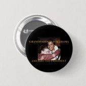 Grootouders voor Obama Ronde Button 5,7 Cm (Voorkant /achterkant)