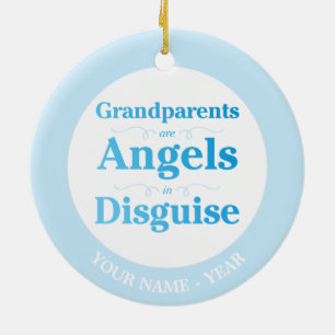 Grootouders zijn Angels in Disguise Keramisch Ornament