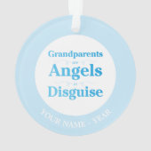 Grootouders zijn Angels in Disguise Ornament (achterkant)