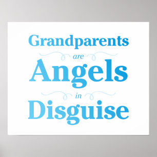 Grootouders zijn Angels in Disguise Poster
