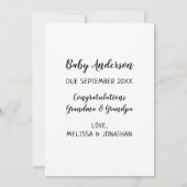 Grootouders Zwangerschapskaart (Achterkant)