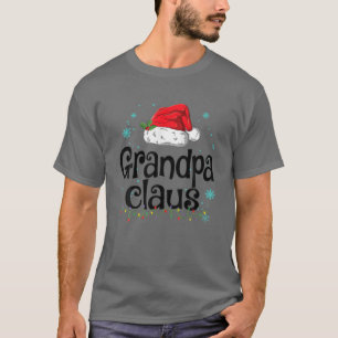 Grootpa Claus Kerstmis Pajama familie komt overeen T-shirt
