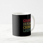 Grootpa Husband Cribbage Legend  Cribbage B Koffiemok (Voorkant rechts)