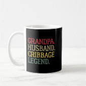 Grootpa Husband Cribbage Legend  Cribbage B Koffiemok (Links)