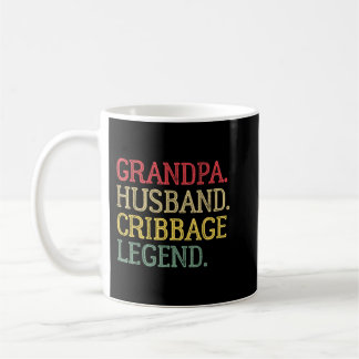 Grootpa Husband Cribbage Legend  Cribbage B Koffiemok