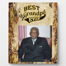 Grootpa personaliseren fotoplaat