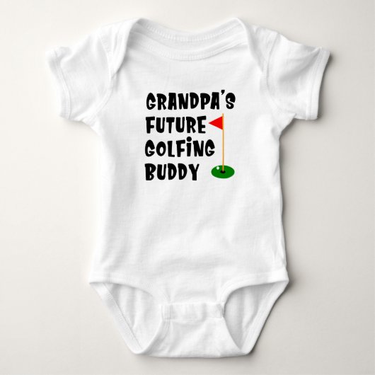Grootpa's toekomstige Golfboeddy Romper (Voorkant)