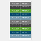 Grootschalige balken multikleurenwaterbestendig labels (Vel)