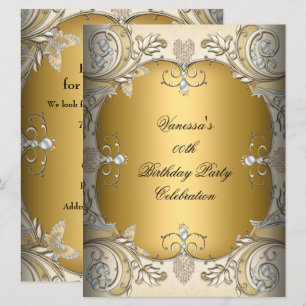 Grootschalige feestdag Sepia Coffee Gold Kaart