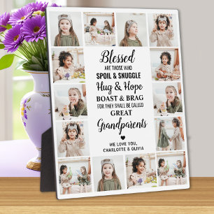 Grootschalige gepersonaliseerde gedicht fotocollag fotoplaat