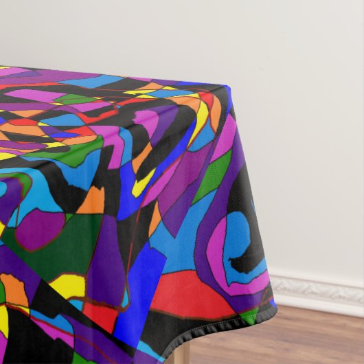 Grootse kleuren met een mozaïek tafelkleed (Voorbeeld)