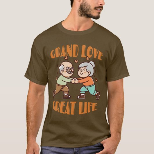 Grootse liefde - Grootouderdag T-shirt (Voorkant)