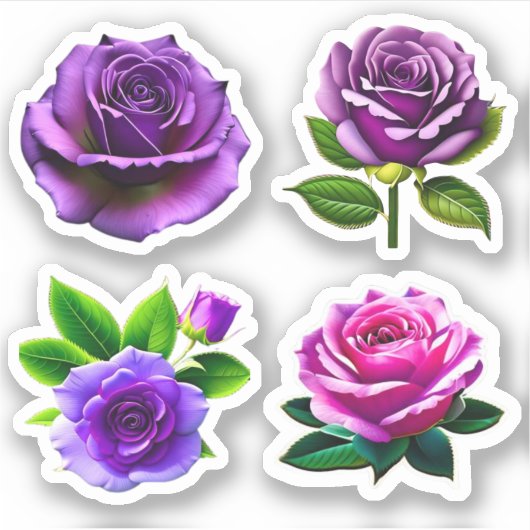 Grootse mooie Rozen Roos Assortation #1 Sticker (Voorkant)