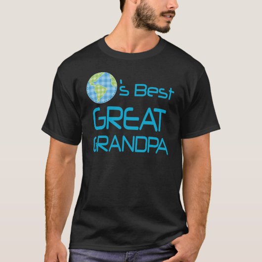 Grootse opa (wereldwijd het beste) cadeau t-shirt (Voorkant)