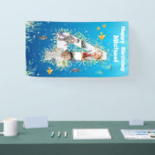 Grootse vierde verjaardag onder het Zee Foto Colla Spandoek (Beurs)