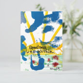 Grootsheid ligt binnen bedankkaart (Staand voorkant)