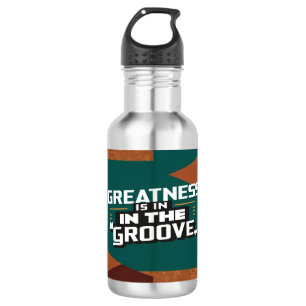 Grootsheid zit in de Groove waterfles Waterfles