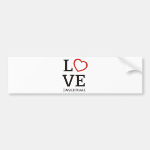 grootsLOVE-basketbal. Bumpersticker