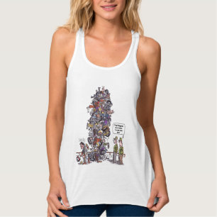 Grootste achterbank voor vrouwen met spaarder tanktop