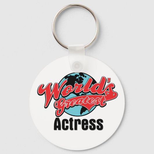 Grootste actrice ter wereld sleutelhanger (Voorkant)