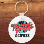 Grootste actrice ter wereld sleutelhanger (Voorkant)