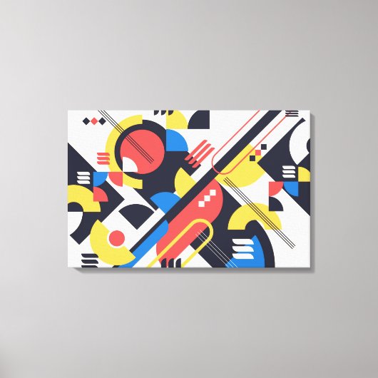 Grootste Bauhaus Art Canvas Afdrukken 7 (in groott (Voorkant)