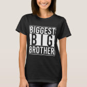 Grootste broer en beste oudere broer t-shirt (Voorkant)