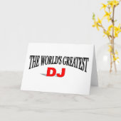 Grootste DJ van de Wereld Kaart (Gele Bloem)