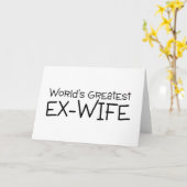 Grootste ex-vrouw ter wereld kaart (Gele Bloem)