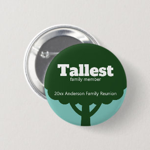Grootste Familielid Familie Reünie Award Ronde Button 5,7 Cm