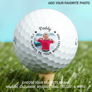 Grootste Fan - DADDY - Gepersonaliseerd Foto Calla Golfballen