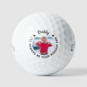 Grootste Fan - DADDY - Gepersonaliseerd Foto Calla Golfballen (Voorkant)