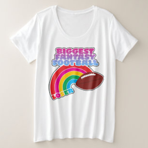 Grootste Fantasy Football Loser Straffen Grote Maat T-shirt