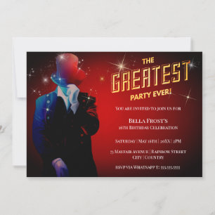Grootste feest ooit verjaardagsuitnodiging kaart