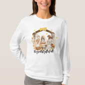 Grootste geschenk Jezus Kerstmis Geboorte T-shirt (Voorkant)