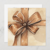 Grootste geschenk Winter Zwangerschap Aankondiging (Voorkant / Achterkant)