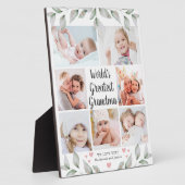 GROOTSTE GRANDMA 7 Foto Collage Greenery Fotoplaat (Zijkant)