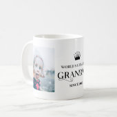 Grootste grootmoeder sinds jaar twee foto's koffiemok (Voorkant links)