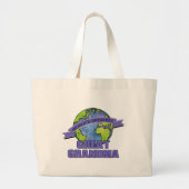 Grootste grootmoeder ter wereld grote tote bag (Voorkant)