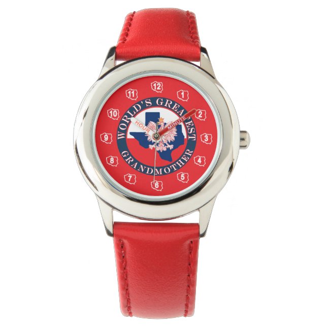Grootste grootmoeder ter wereld horloge (Voorkant)