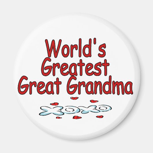 Grootste grootmoeder ter wereld magneet (Voorkant)