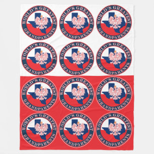 Grootste grootouders ter wereld fleece deken