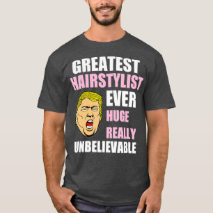 Grootste haarzakje grappig donald trump t-shirt