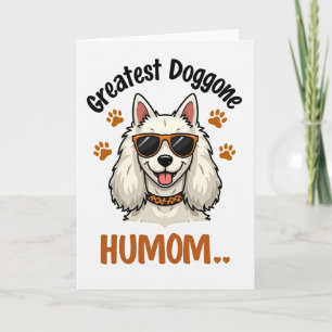 Grootste hond-moeder-illustratiekaart kaart