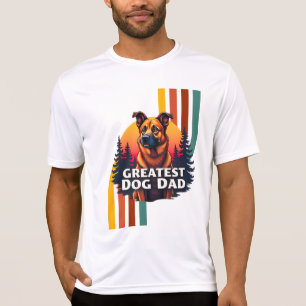 Grootste hond papa t-shirt
