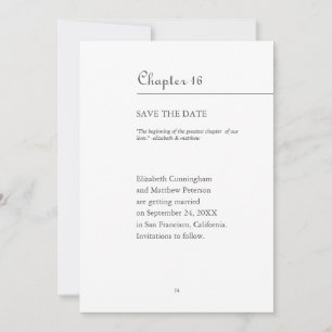 Grootste Hoofdstuk Van Ons Leven Boekformaat Save The Date